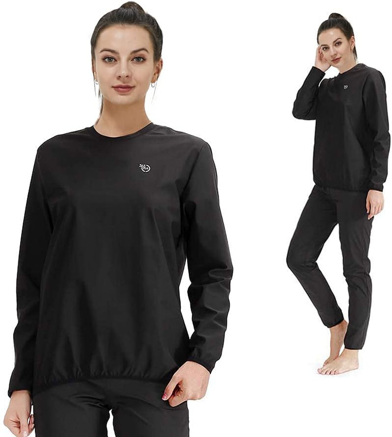 Sauna Suit for Women Weight Loss Sweat Suit Slim Fitness Clothes