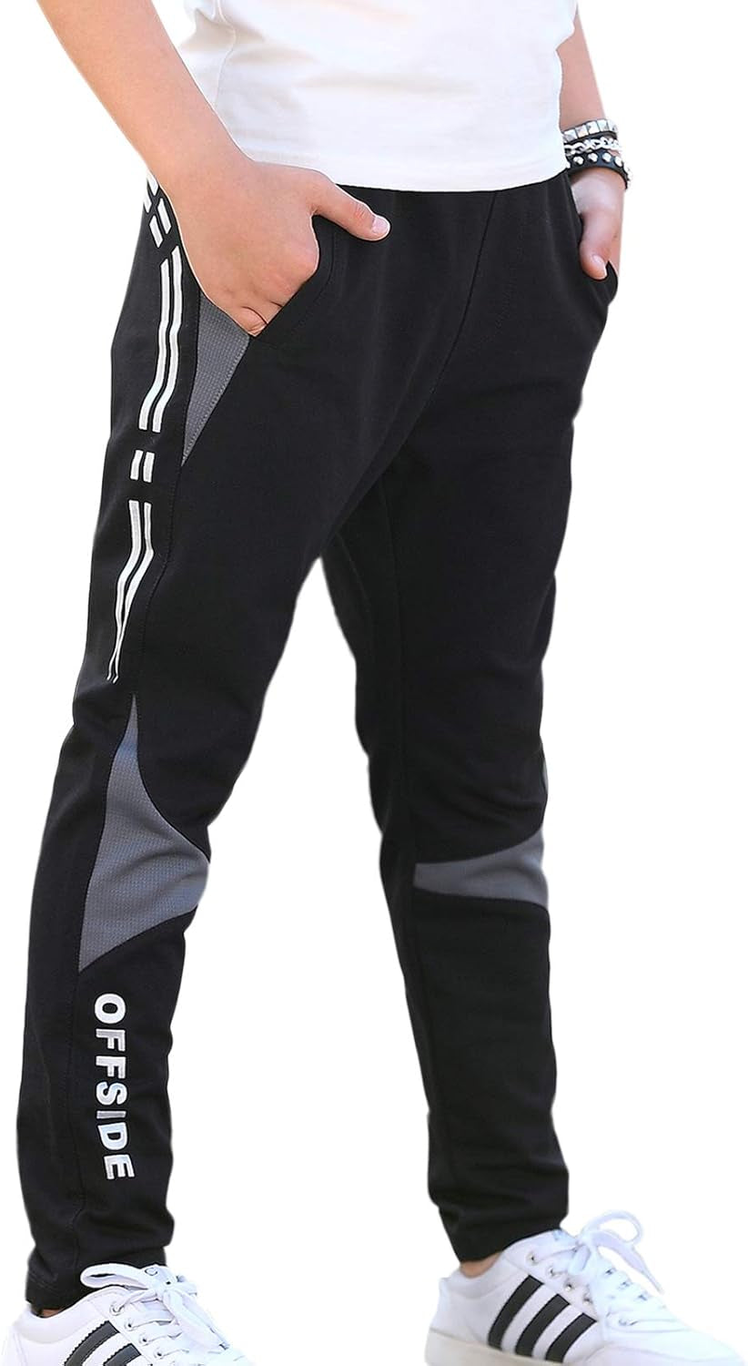 Boys Sweatpants Size 8-16 Boys Pants Husky Cotton Kids Clothing