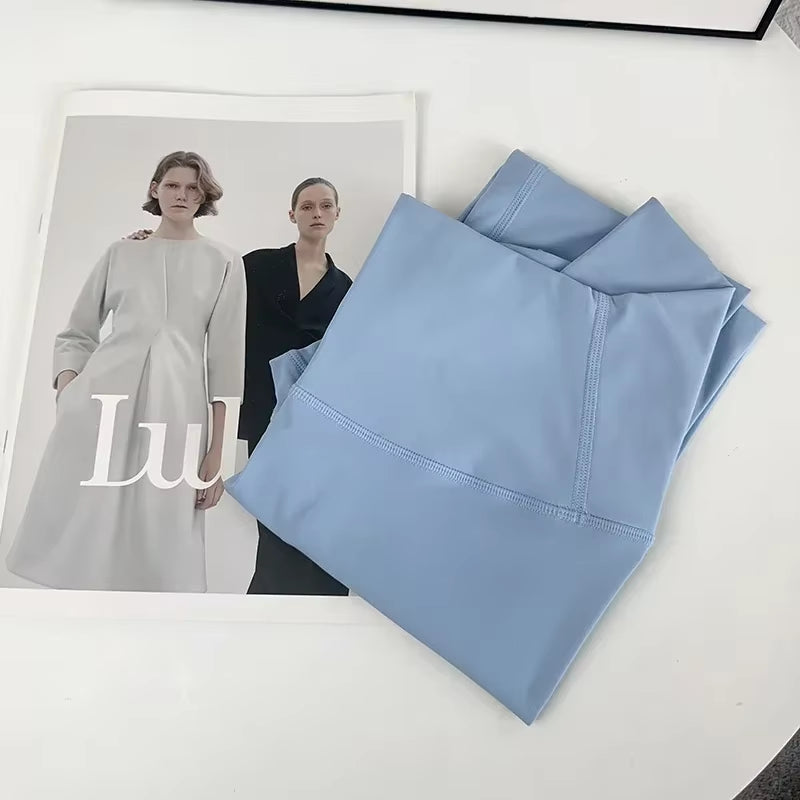 Hot Sale Fitness Female Leggings Running Pants Naked Feeling Leggings High Waist Push up Sport Women Fitness Running Yoga Pants