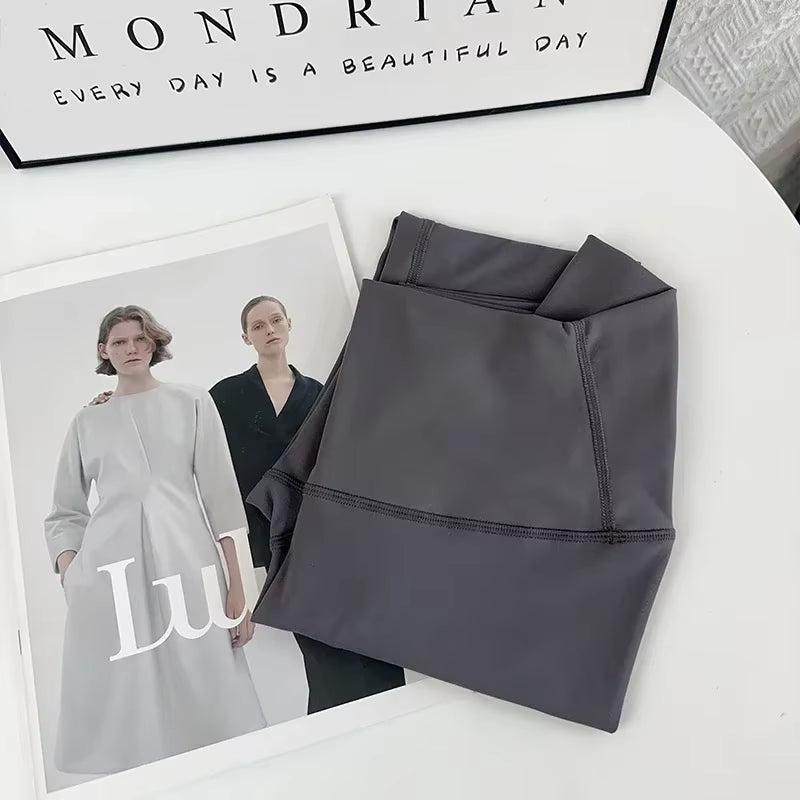 Hot Sale Fitness Female Leggings Running Pants Naked Feeling Leggings High Waist Push up Sport Women Fitness Running Yoga Pants