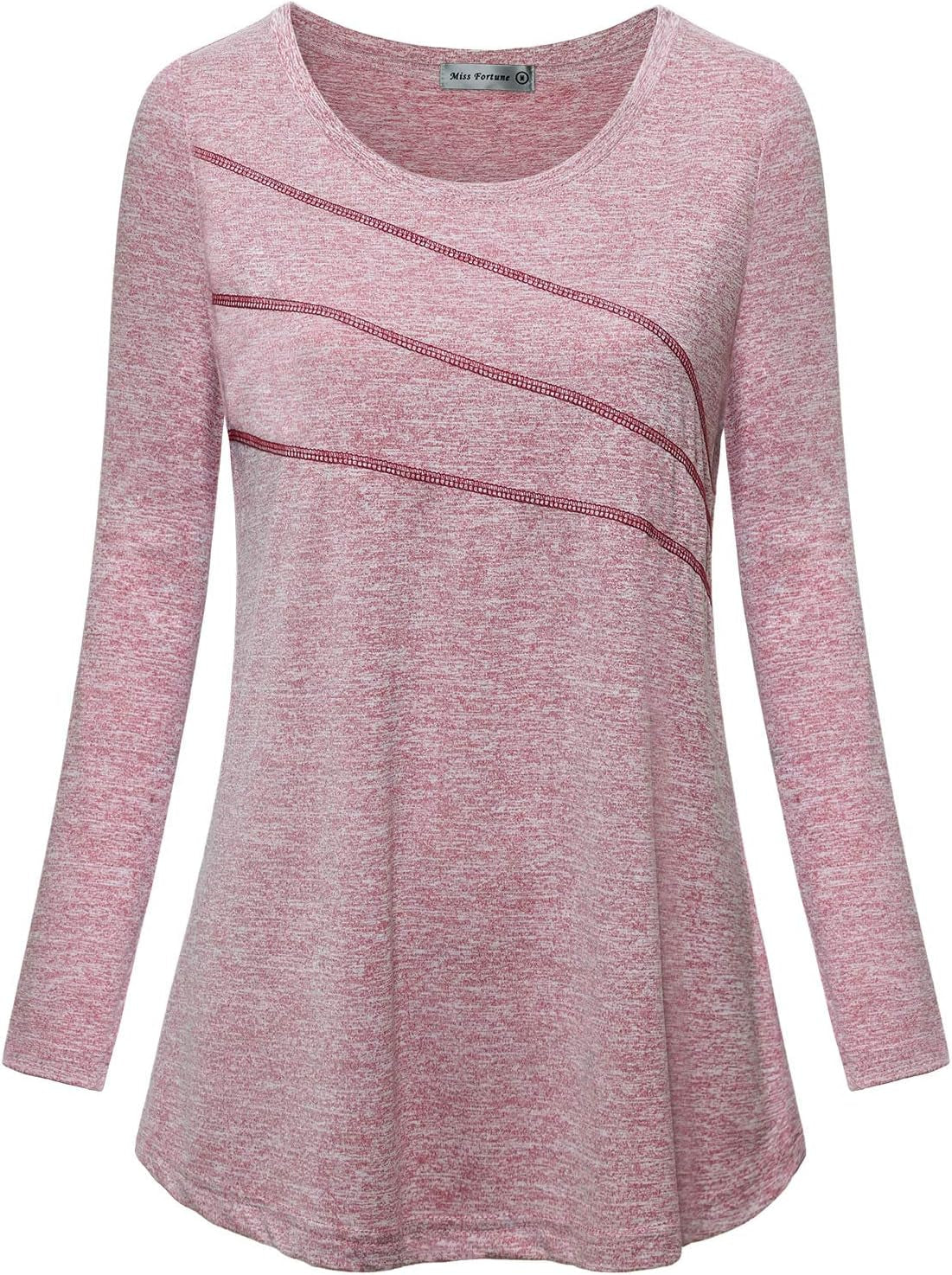 Women'S Exercise Tops for Yoga Hiking Running Gym, Moisture Wicking Ladies Workout Clothes, Women Active Shirts