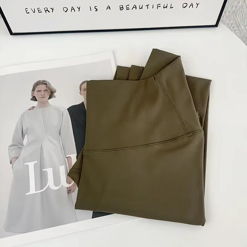 Hot Sale Fitness Female Leggings Running Pants Naked Feeling Leggings High Waist Push up Sport Women Fitness Running Yoga Pants