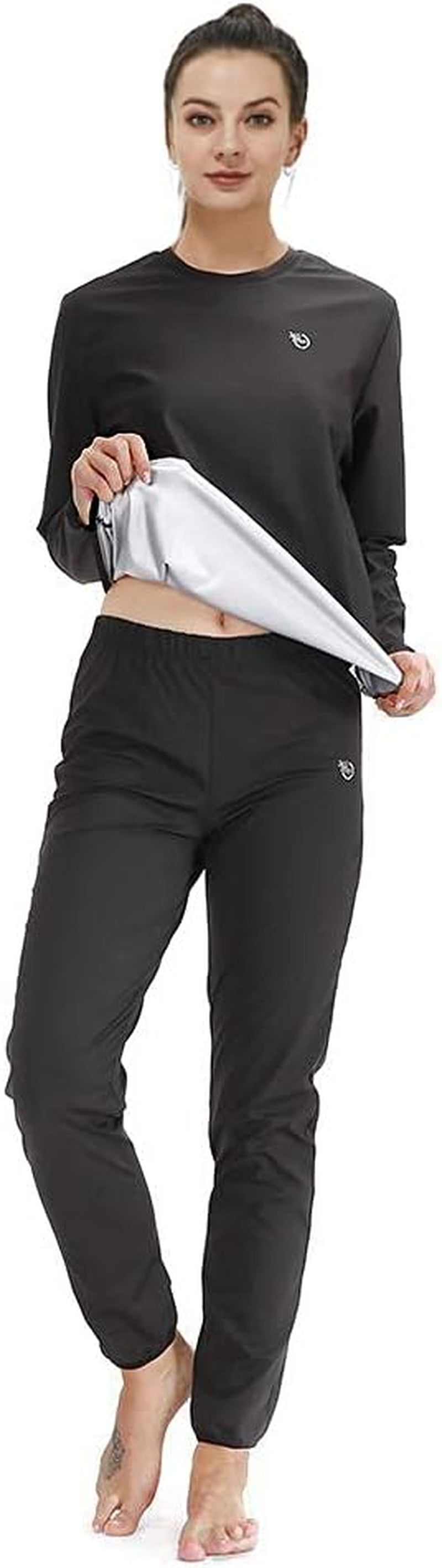 Sauna Suit for Women Weight Loss Sweat Suit Slim Fitness Clothes