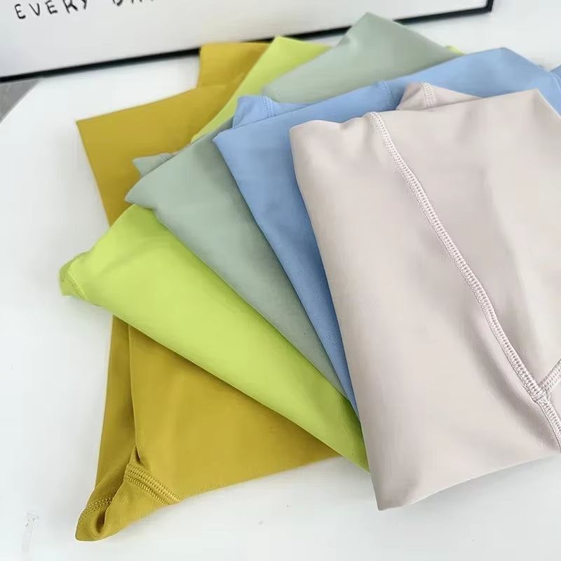 Hot Sale Fitness Female Leggings Running Pants Naked Feeling Leggings High Waist Push up Sport Women Fitness Running Yoga Pants