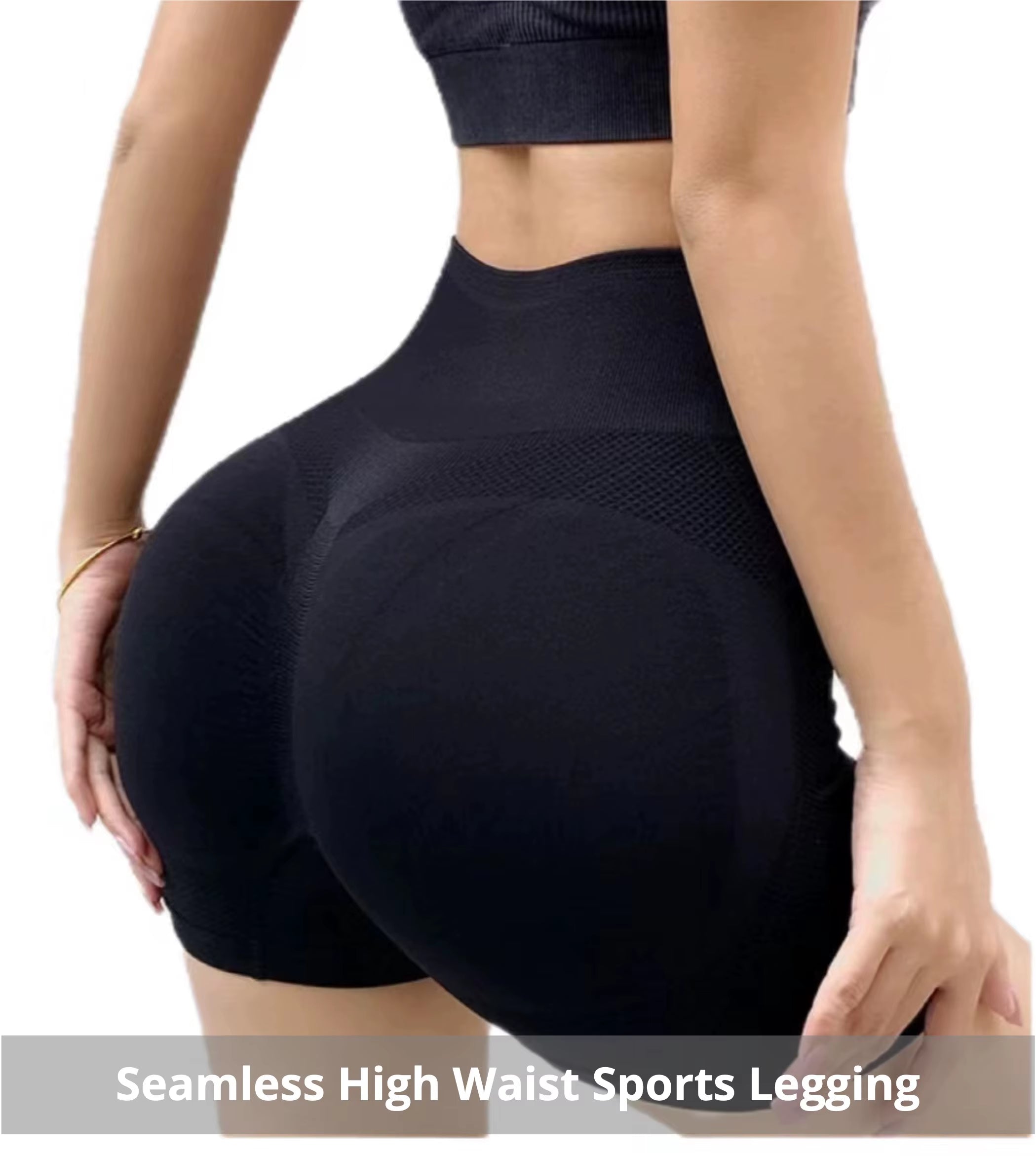 Seamless Yoga Shorts High Waist Workout Fitness Lift Peach Butt Fitness Tights Gym Running Body Shaper Pants Casual Sportswear