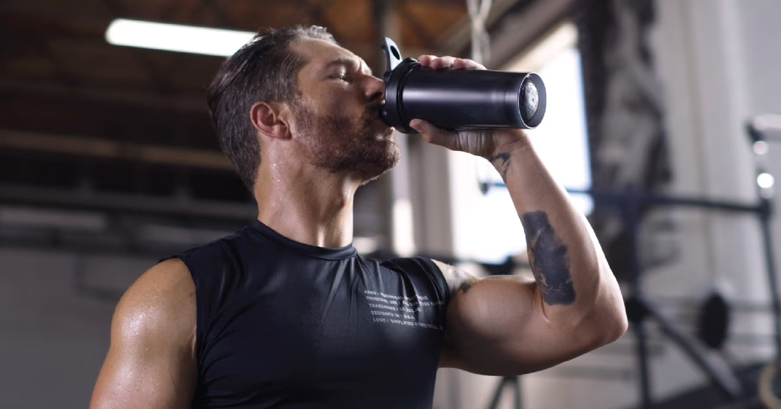 Charcoal Shaker Cup with Flip-Top Lid